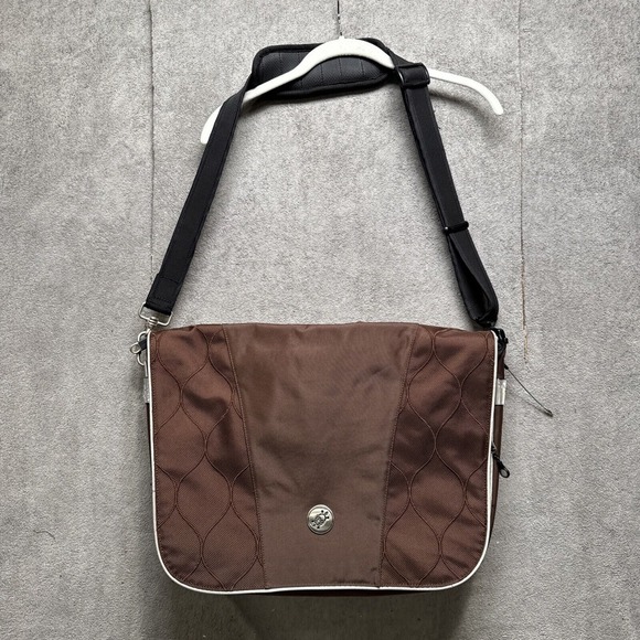 pacsafe cross‎ body bag Antitheft RFID Blocking Tamper Proof Exomesh Chocolate - Picture 1 of 13